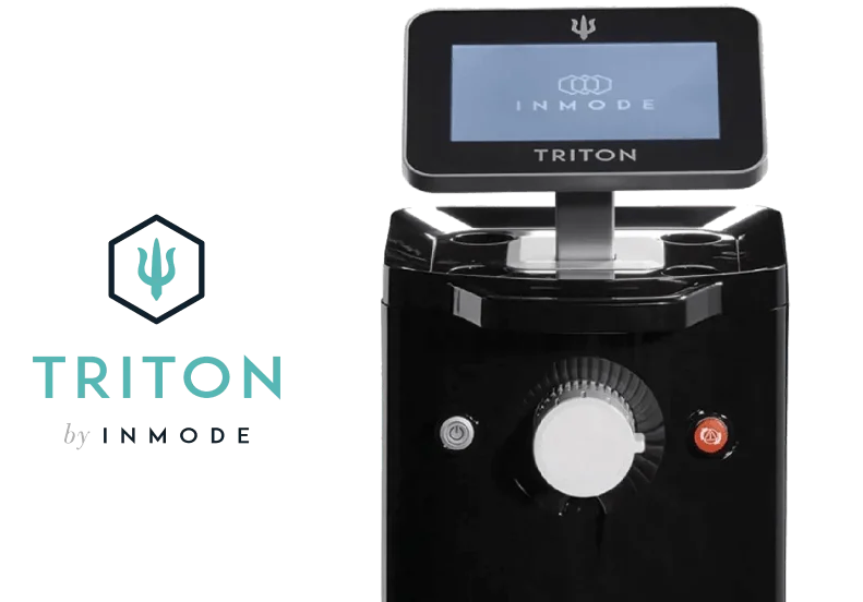 Triton Hair Removal - LOGO and machine image