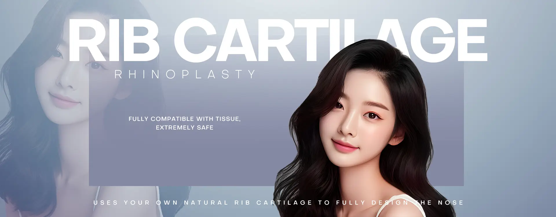 Rib Cartilage Rhinoplasty - Fully compatible with tissue, extremely safe